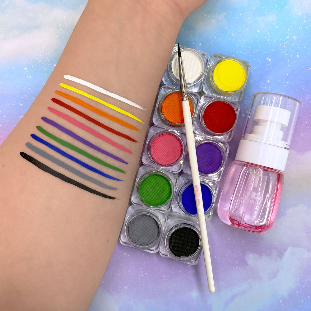 BASICS BUNDLE: 10 LINERS + BRUSH + SPRAY BOTTLE