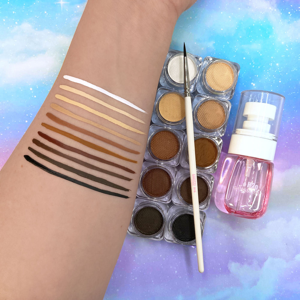 NEUTRALS BUNDLE: 10 LINERS + BRUSH + SPRAY BOTTLE