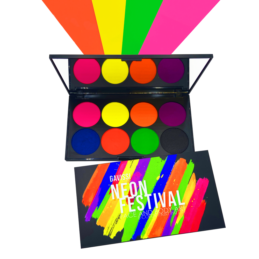 
                
                    Load image into Gallery viewer, NEON FESTIVAL UV PAINT PALETTE
                
            