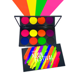 NEON FESTIVAL UV PAINT PALETTE