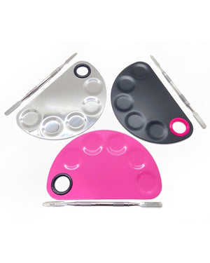 MIXING TRAY AND SPATULA KIT - SILVER